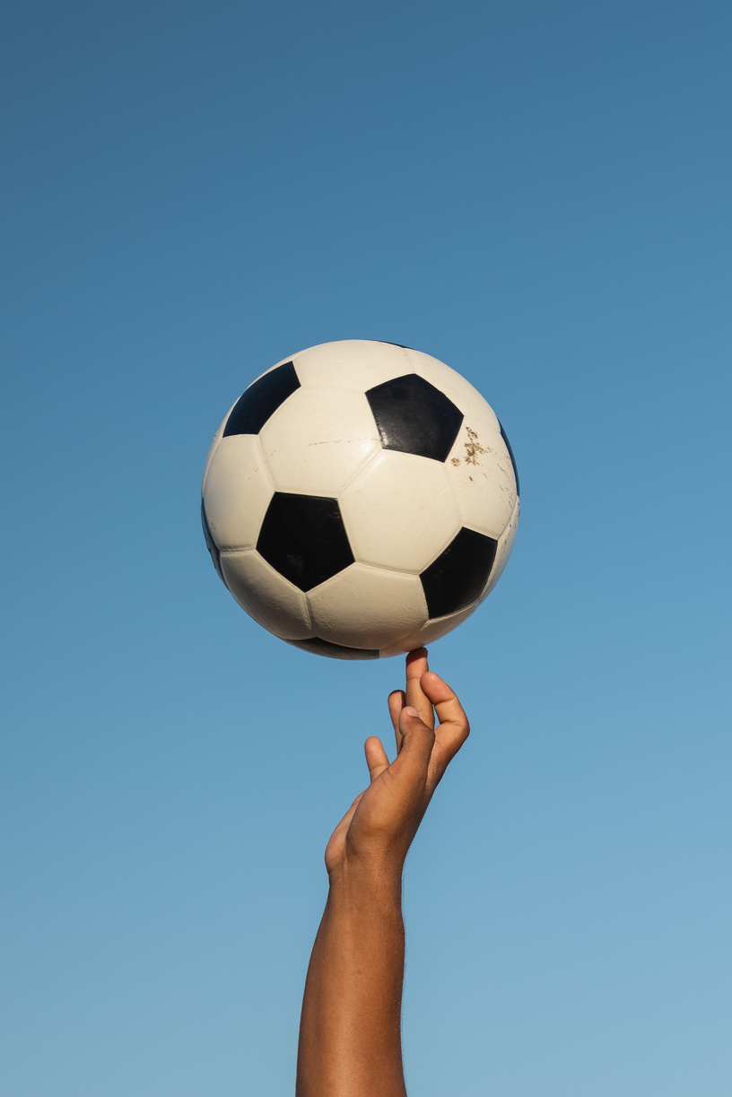 Hand Balancing a Football